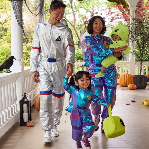 Adult Light-Up Cosmic Sparkle Astronaut Costume - PBK - Picture 7 of 14